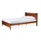 Baxton Studio Demitasse Brown Wood Contemporary Twin-Size Bed 113-6100 - alternate 1